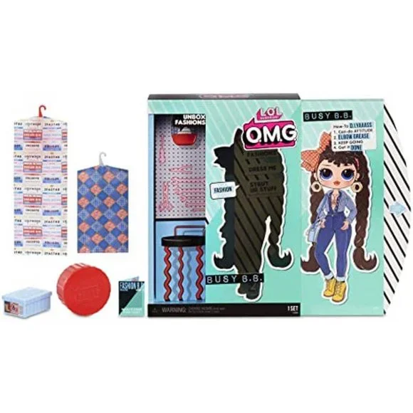 L.O.L. Surprise! O.M.G. Busy B.B. Fashion Doll with 20 Surprises - Picture 3 of 5